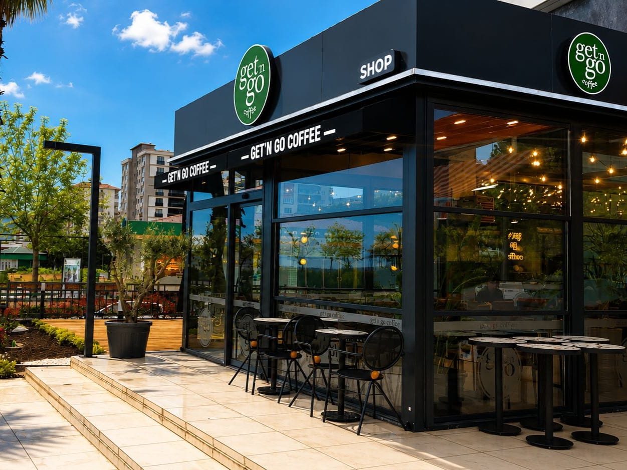 Get'n Go Coffee Shop Konsept